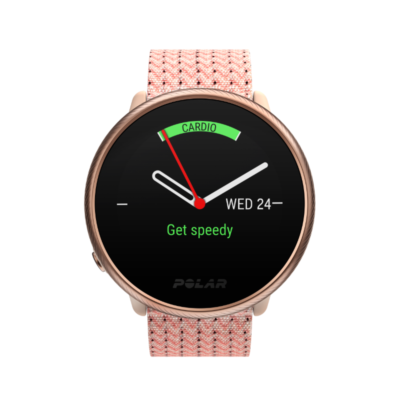 polar ignite rose gold